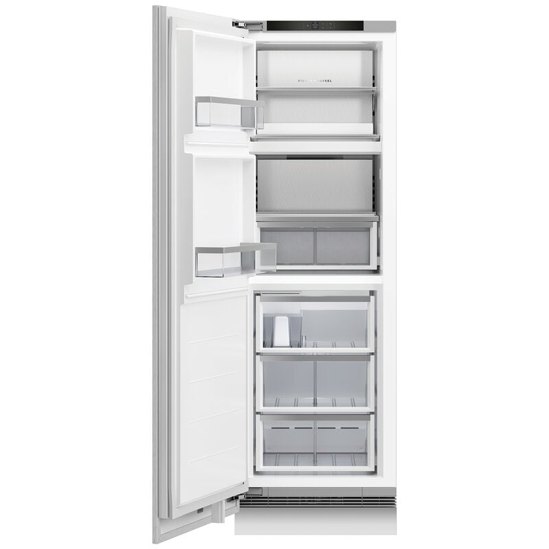 Fisher & Paykel Series 9 24 in. 10.7 cu. ft. Built-In Frost Free Smart Upright Freezer with Ice-Maker & Adjustable Shelves - Custom Panel Ready, , hires