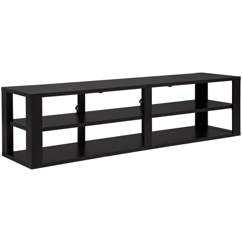 Living Style 84 in. TV Stand - Black, , hires