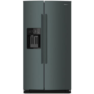 KitchenAid 36 in. 20.8 cu. ft. Counter Depth Side-by-Side Refrigerator with Ice & Water Dispenser - Juniper, Juniper, hires