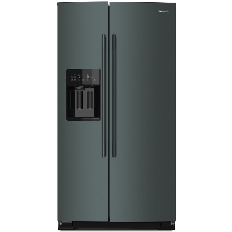 KitchenAid 36 in. 20.8 cu. ft. Counter Depth Side-by-Side Refrigerator with Ice & Water Dispenser - Juniper, Juniper, hires