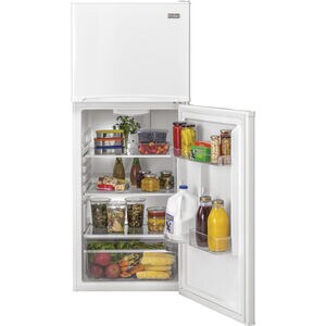 Haier 24 in. 9.8 cu. ft. Counter Depth Top Freezer Refrigerator - White, White, hires