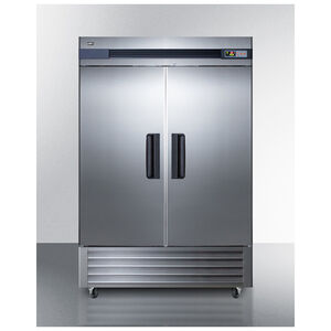Summit 55 in. 49.0 cu. ft. Commercial Reach-In Freezerless Refrigerator - Stainless Steel, , hires