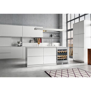 Liebherr 24 in. Undercounter Wine Cabinet with Wood Racks, Dual Temperature Zones & 34 Bottle Capacity - Stainless Steel, , hires