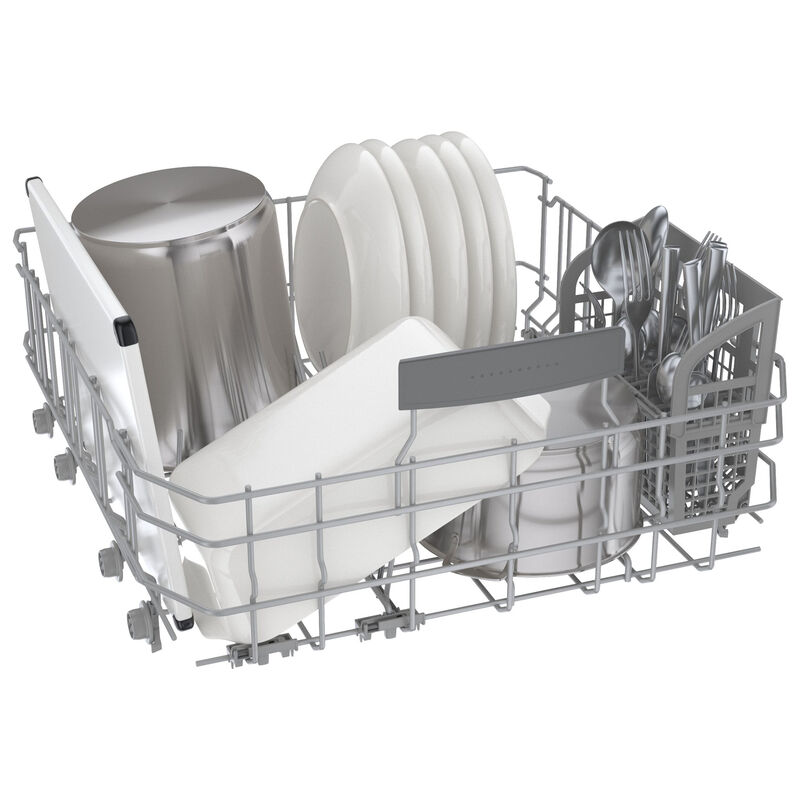 Bosch 800 Series 24 in. Top Control Smart Dishwasher with 42 dBa Sound Level, 3rd-Rack & CrystalDry - Black, Black, hires