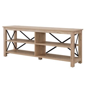 Hudson & Canal Sawyer 62" TV Stand - White Oak, , hires