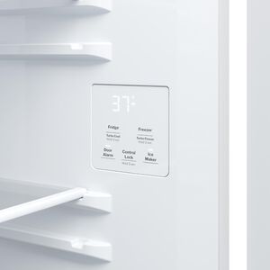 GE 36 in. 27.9 cu. ft. Side-by-Side Refrigerator with Ice & Water Dispenser - White, White, hires