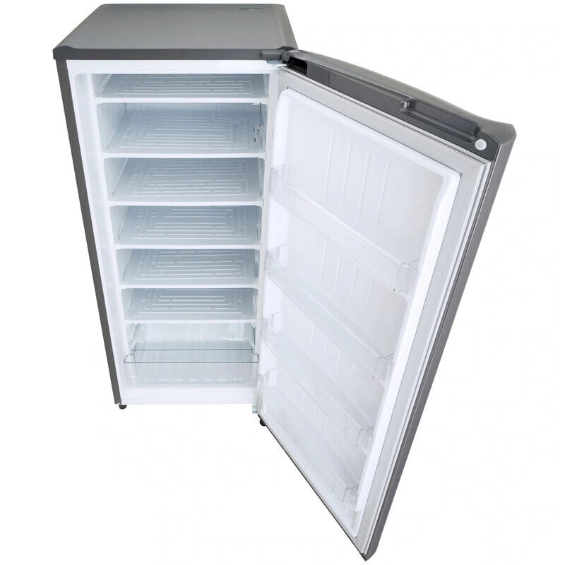 LG 21 in. 5.8 cu. ft. Compact Upright Freezer - Platinum Silver, , hires