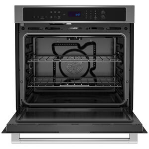 Maytag 27 in. 4.3 cu. ft. Electric Single Wall Oven with True European Convection - Fingerprint Resistant Stainless, , hires