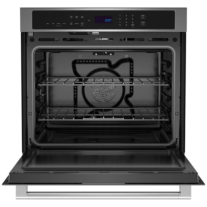 Maytag 27 in. 4.3 cu. ft. Electric Single Wall Oven with True European Convection - Fingerprint Resistant Stainless, , hires