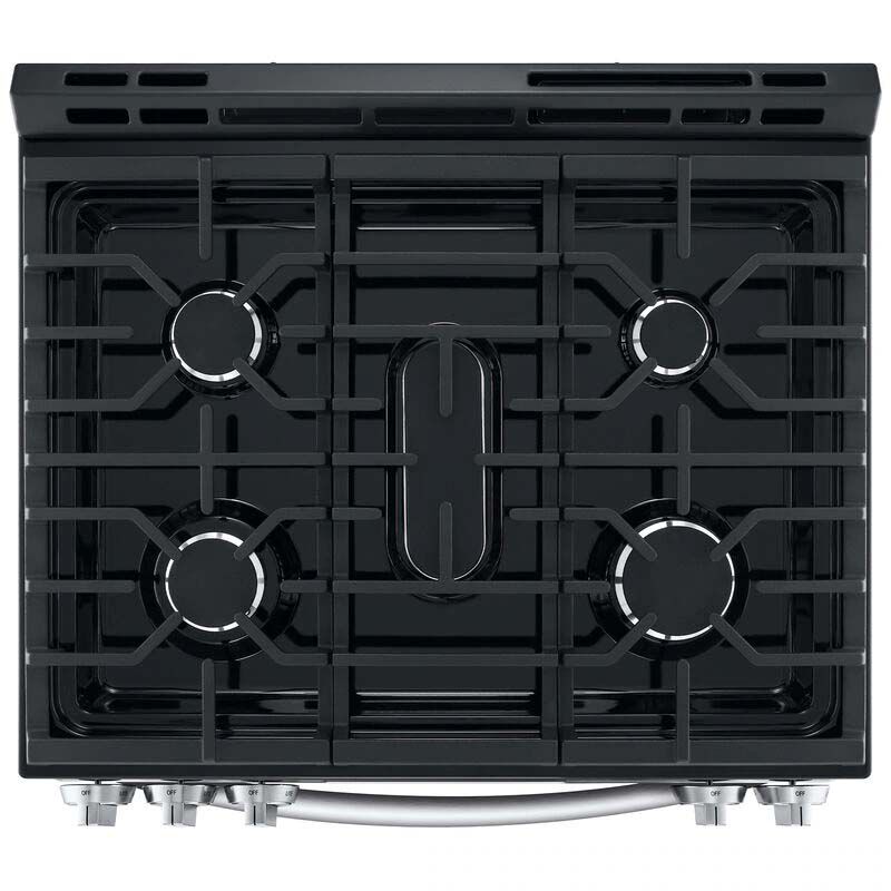 LG 30 in. 5.8 cu. ft. Smart Slide-In Gas Range with 5 Sealed Burners - PrintProof Stainless Steel, , hires