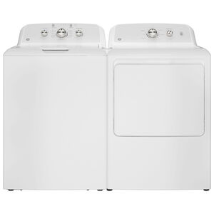 GE 27 in. 6.2 cu. ft. Gas Dryer with Up To 120 ft. Venting & Shallow Depth - White, , hires
