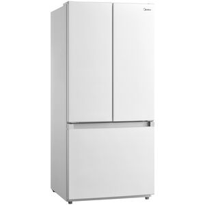 Midea 30 in. 18.4 cu. ft. French Door Refrigerator - White, White, hires