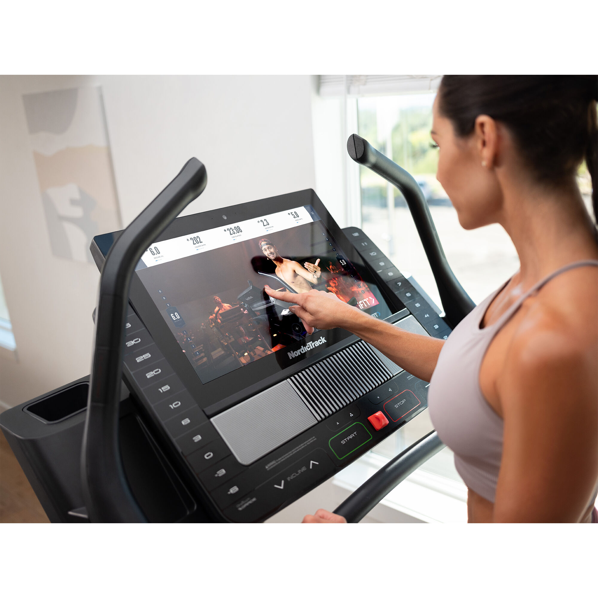 Can you watch discount movies on nordictrack x22i