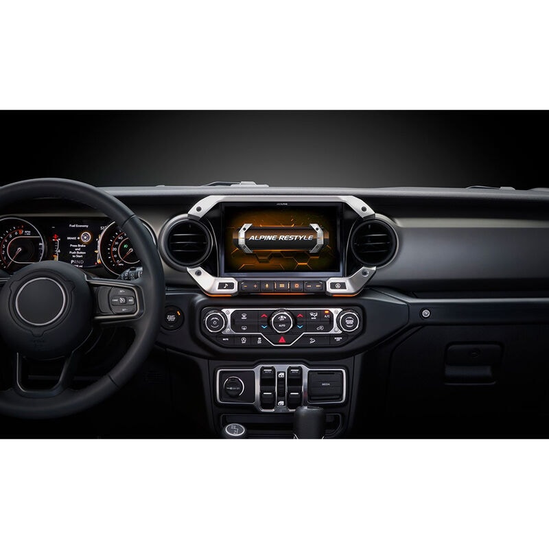 Alpine 9" Weather-Resistant Digital Media Receiver with Hi-Res Audio Playback for 2018-Up Jeep Wrangler JL and Gladiator, , hires