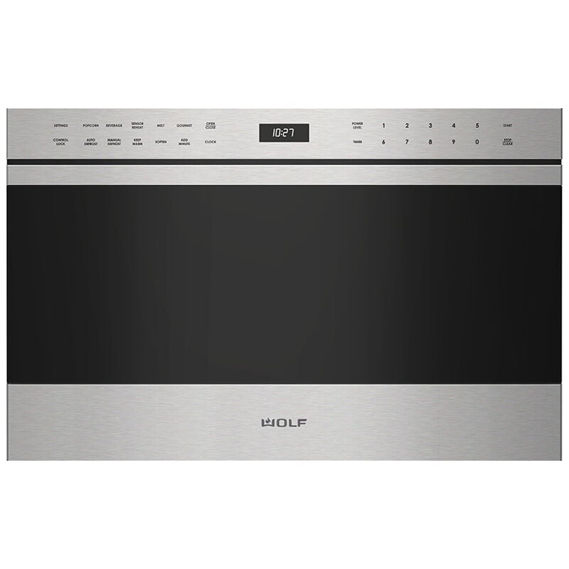 Wolf 24 in. 1.2 cu. ft. 950W Drawer Microwave with Sensor Cooking - Stainless Steel, , hires