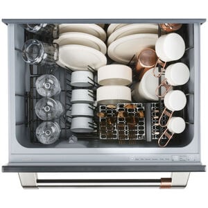 Cafe 24 in. Top Control Flush-Mount Dishwasher Drawer with 49 dBa Sound Level - Matte Black, , hires