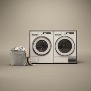 Asko 5-Series 24 in. 5.2 cu. ft. Smart Stackable Electric Dryer with Heat Pump & Sensor Dry - White, White, hires