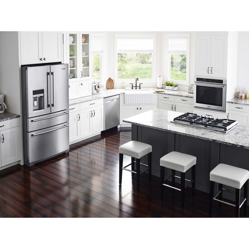 Maytag 36 in. 5-Burner Natural Gas Cooktop with Simmer Burner & Power Burner - Stainless Steel, , hires