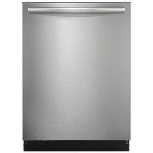 Frigidaire Gallery 24 in. Built-In Dishwasher with Top Control, 47 dBA Sound Level, 14 Place Settings, 7 Wash Cycles & Sanitize Cycle - Stainless Steel, , hires