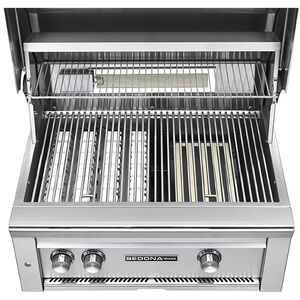 Sedona by Lynx 30 in. 2-Burner Built-In Liquid Propane Gas Grill with Rotisserie & Sear Burner - Stainless Steel, , hires