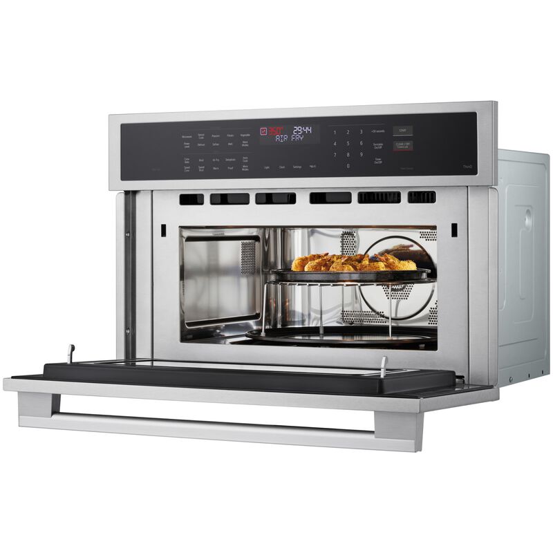 LG 30 in. 1.7 cu. ft. Smart Speed Electric Single Wall Oven with Standard Convection & Sensor Cooking - Stainless Steel, , hires