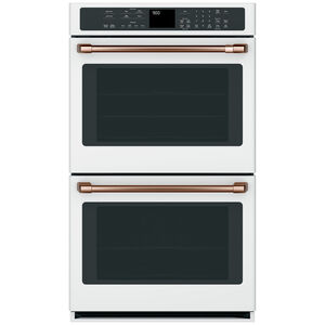 Cafe 2 Piece Handle Kit for Double Wall Ovens - Brushed Copper, , hires