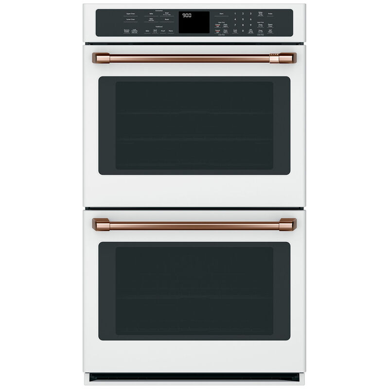 Cafe 2 Piece Handle Kit for Double Wall Ovens - Brushed Copper, , hires