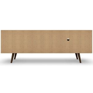 Manhattan Comfort Liberty 63" TV Stand - Rustic Brown & White, , hires