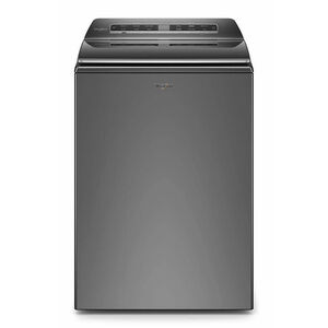 Whirlpool 27" 5.2 Cu. Ft. Top Loading Washer with 36 Wash Programs, 8 Wash Options & Sanitize with Oxi - Chrome Shadow, Chrome Shadow, hires