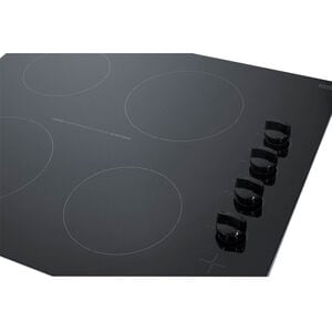 Summit 24 in. 4-Burner Electric Cooktop - Black, , hires