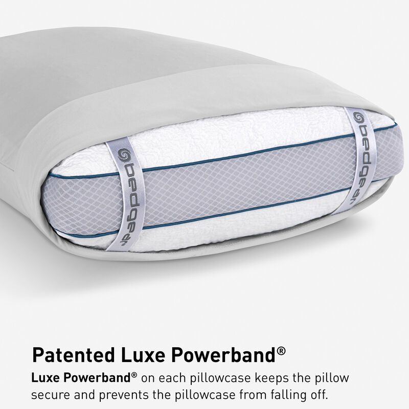 BEDGEAR Ver-Tex Split King / Split Cal King Size Sheet Set (Ideal for Adj. Bases) - Light Grey, , hires