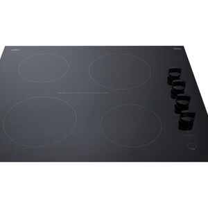 Summit 24 in. 4-Burner Electric Cooktop - Black, , hires