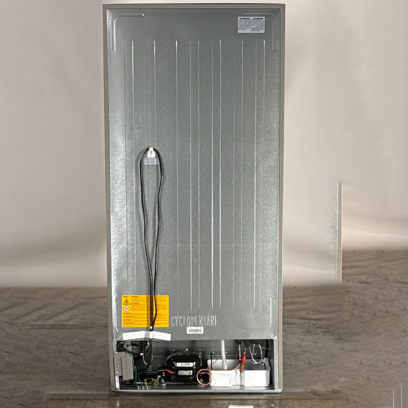 Midea 30 in. 18.1 cu. ft. Garage-Ready Top Freezer Refrigerator - Stainless Steel (Open Box Good Condition), , hires