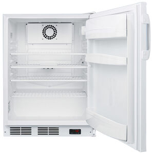Summit AccuCold 24 in. 5.5 cu. ft. ADA Compliant Compact Freezerless Refrigerator - White, , hires
