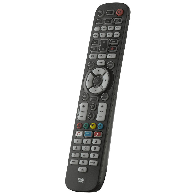 One For All Essential 8 Universal Remote Control with LED-Backlit