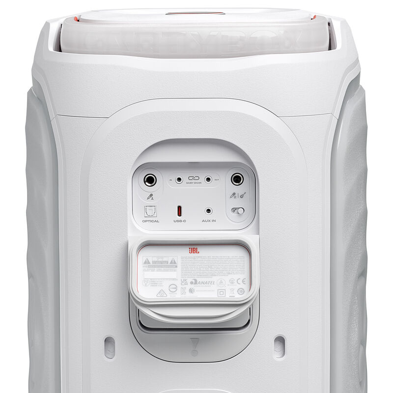JBL PartyBox 130 Portable Party Speaker with JBL Legendary Sound, Dynamic Lightshow & Foldable Ergonomic Handle - White, , hires