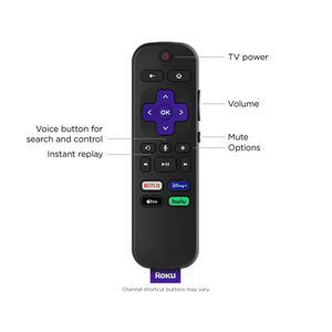Roku Streaming Stick 4K | Streaming Device with Voice Remote and Long-Range Wi-Fi - Black, , hires