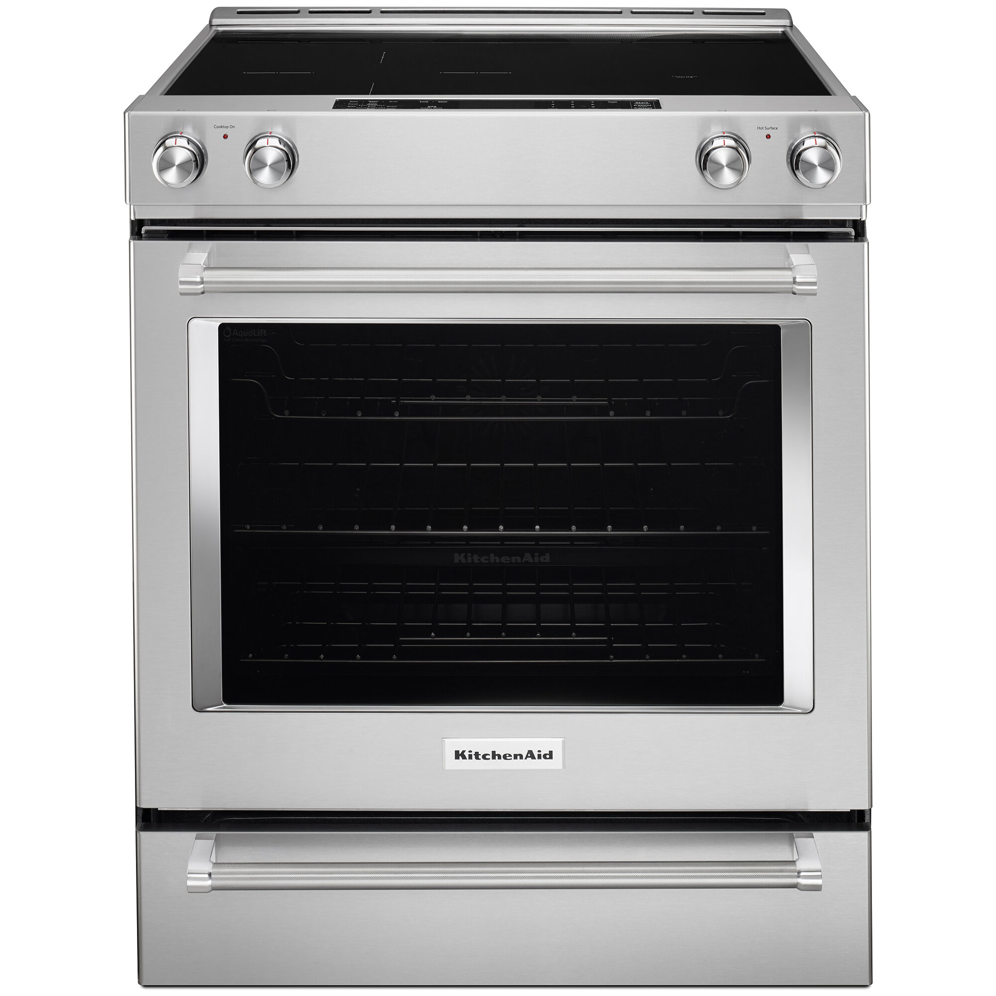 kitchenaid stainless steel electric range