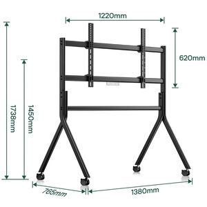 Sylvox Outdoor TV Y-Type Rolling TV Cart, , hires