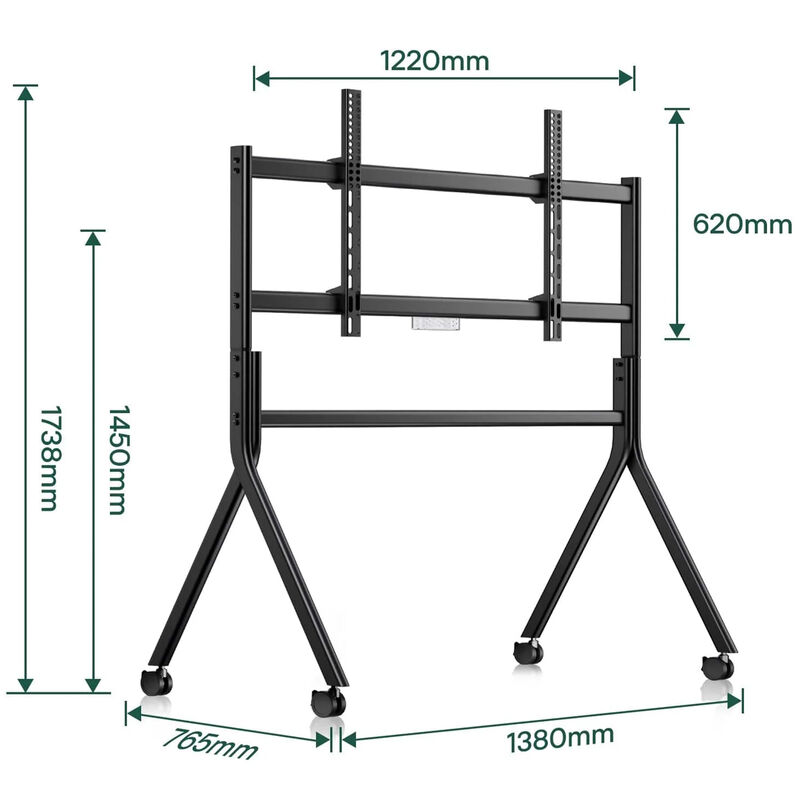 Sylvox Outdoor TV Y-Type Rolling TV Cart, , hires