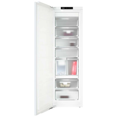 Miele PerfectCool Series 22 in. 7.5 cu. ft. Built-In Smart 8-Drawers Compact Upright Freezer with Ice-Maker - Custom Panel Ready | FNS7794E