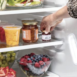 GE 36 in. 25.1 cu. ft. Side by Side Refrigerator with Ice & Water Dispenser - Fingerprint Resistant Stainless, Fingerprint Resistant Stainless, hires