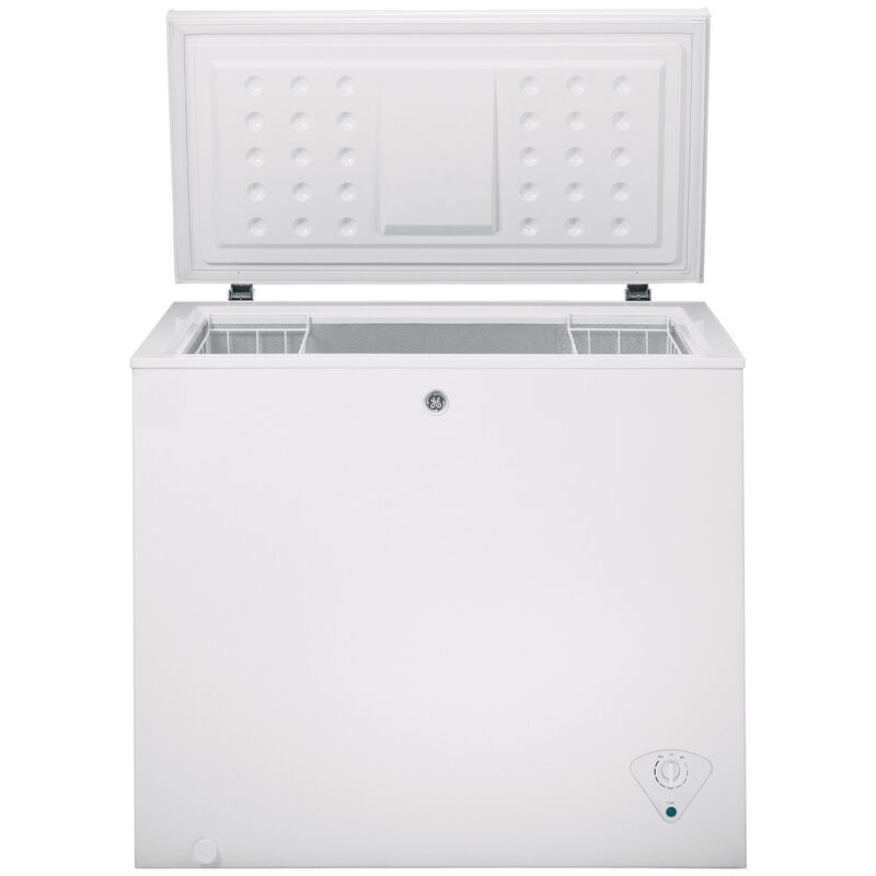 GE 33 in. 7.0 cu. ft. Chest Compact Freezer with Knob Control - White, , hires
