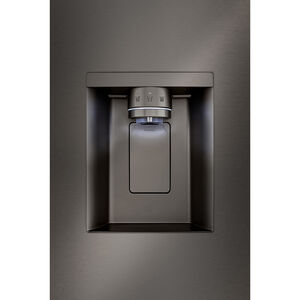 LG Instaview 36 in. 25.5 cu. ft. Smart Counter Depth French Door Refrigerator with External Ice & Water Dispenser - PrintProof Black Stainless Steel, PrintProof Black Stainless Steel, hires