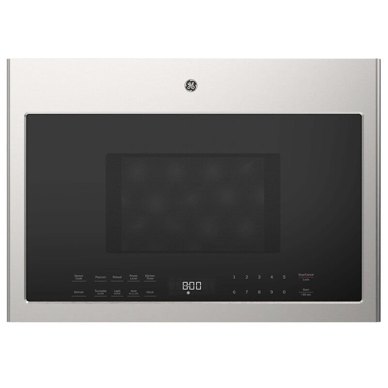 GE 24 in. 1.4 cu. ft. 1000W Over-the-Range Microwave with 300 CFM, Convection & Sensor Cooking - Stainless Steel, , hires