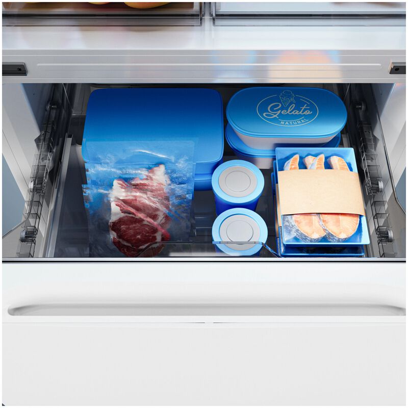 Midea 30 in. 18.4 cu. ft. French Door Refrigerator - White, White, hires