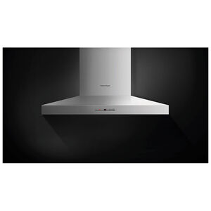 Fisher & Paykel Series 7 30 in. Convertible Chimney Style Range Hood with 600 CFM, 4 Fan Speeds & 2 LED Lights - Stainless Steel, , hires