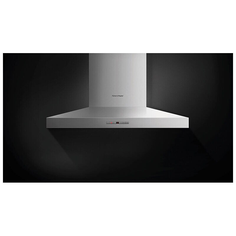Fisher & Paykel Series 7 30 in. Convertible Chimney Style Range Hood with 600 CFM, 4 Fan Speeds & 2 LED Lights - Stainless Steel, , hires
