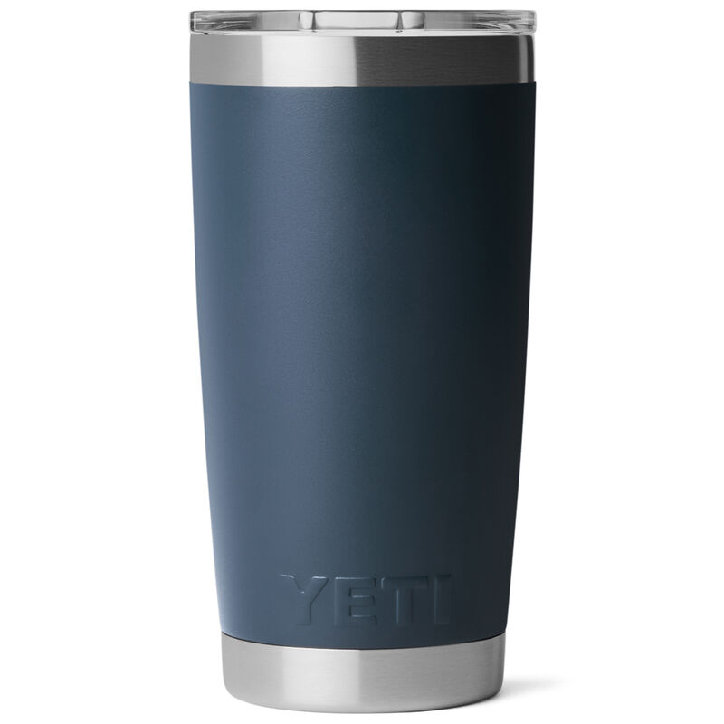 YETI Rambler 20 oz Tumbler - Navy Blue Patriotic Badge, , hires