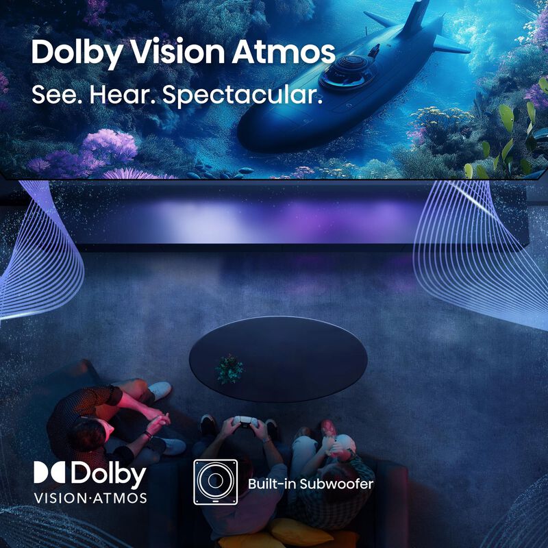 Hisense - 98" Class QD5 Series QLED 4K UHD Smart Google TV, , hires